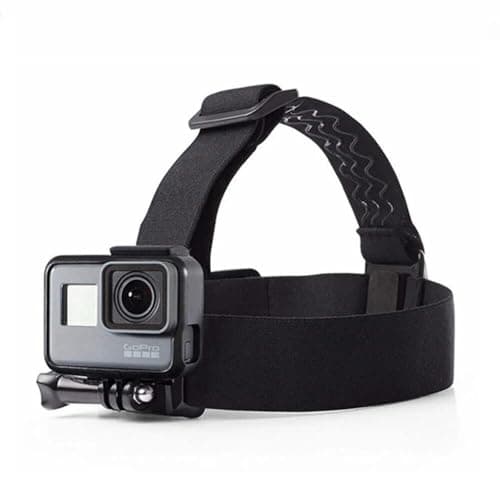 Reflex Camera Head Mount Compatible with GoPro Hero 13/12/11/10/9/8/7/6/5/4/3 & DJI Osmo Action Cameras. Adjustable Head Strap - Perfect GoPro Head Mount — view 3