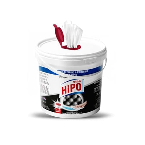HiPO Leather Cleaning & Polishing 300 Wet Wipes