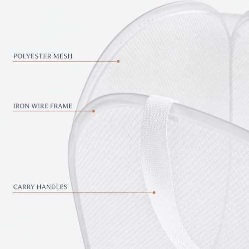MAR Jumbo Pop-Up Laundry Hamper 47cm Collapsible Foldable Washing Basket — view 4