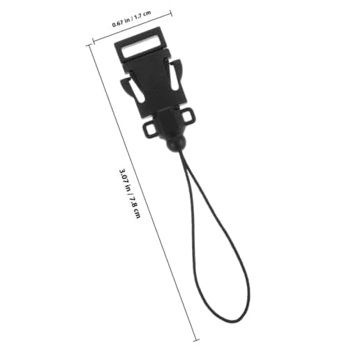OSOLADY 4pcs Camera Strap Buckle Quick Release Connector Adapter for Travel Compatible Camera Lanyard and Strap Loop Lightweight — view 2