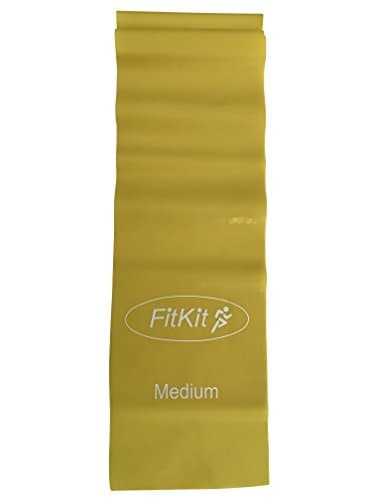 FitKit Resistance Exercise Band - 1.5M MEDIUM – Pilates, Yoga, Rehab, Stretching, Strength Training
