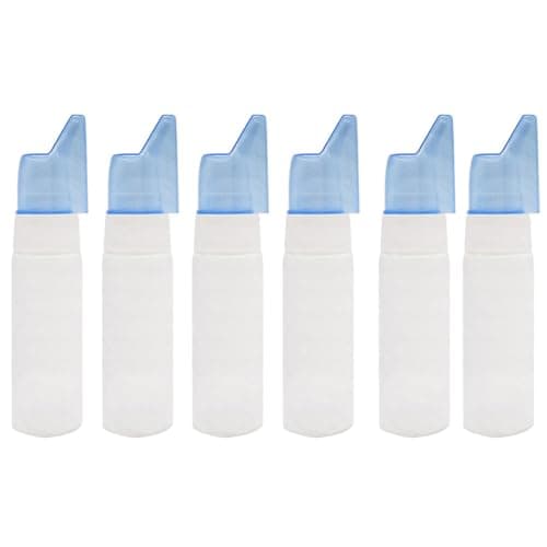 AKOOSY 70ml Empty Nose Spray Bottles ABS 6 Pack with Protective Cover