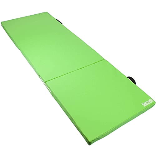 Komodo Tri Folding Yoga Mat 6ft Padded Pilates Floor (Green) — view 2