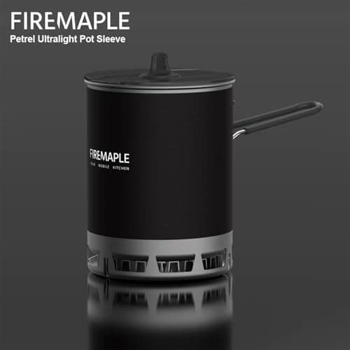 Fire-Maple G3 Camping Pot + Black Neoprene Sleeve Heat Exchanger Cover — view 5