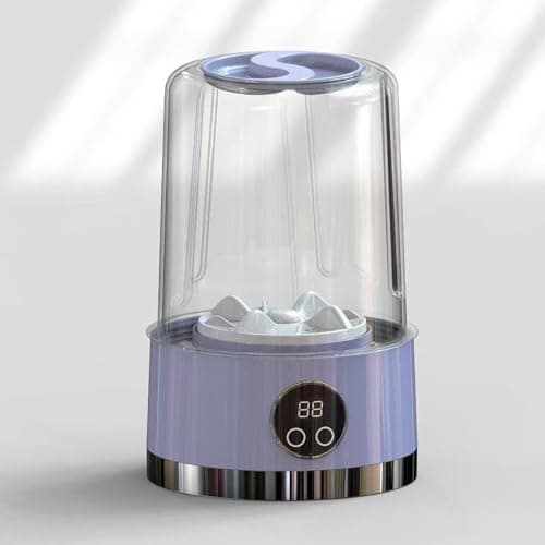 Electrical Tools Underwear Washer 2025 Upgraded Washing Machine Portable Rechargeable Laundry Cup for Bra Underwear Socks Baby Clothes Camping RV Travel (Purple, One Size) — view 3