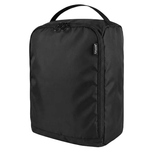 Gloppie Boot Bag Football Travel Shoe Bag Shoe Bags for Packing Travelling Dust Proof & Water Resistant Fashion Shoe Boxes for Men or Women Daily Use, Black