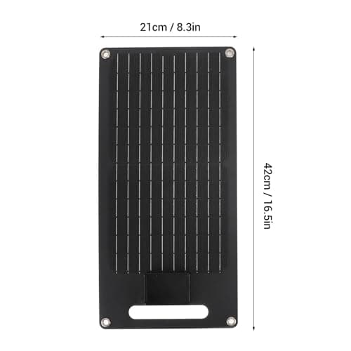 Tissting Solar Panel Kit 50W 12V Flexible Monocrystalline Solar Panel — view 6