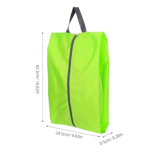 CALLARON 4pcs Portable Shoe Storage Bag with Zipper for Travel and Gym, Large Polyester Shoe Pouch for Men and Women, Protective Boot Bags for Walking Boots and Footwear Laundry — view 2
