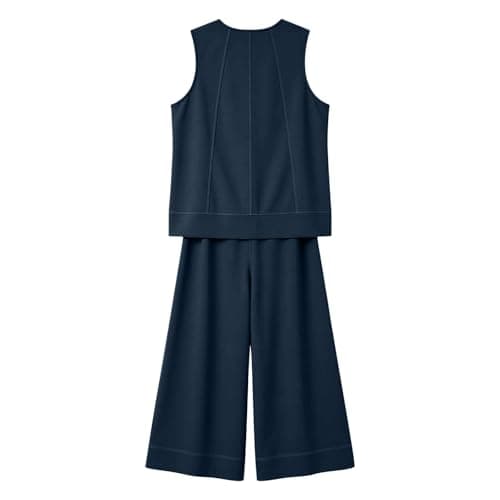 Slxbear Petite Co Ord Sets for Women Summer Casual 2 Piece Outfits Crew Neck Sleeveless Tank Top Drawstring Capri Pants Loose Fit Lounge Set Going Out Outfit Travel Vacation Streetwear L — view 5
