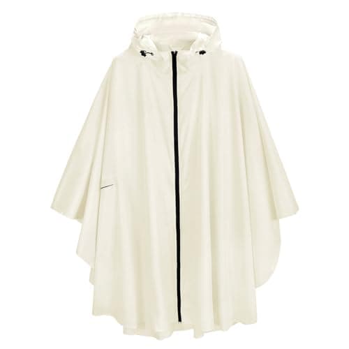SIRMEDAL Waterproof Rain Poncho Hooded Raincoat Outdoor Cape — view 6
