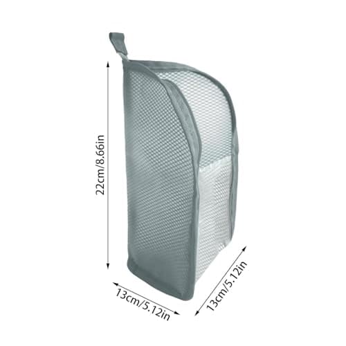 Compact Hanging Toiletry Organizer for Travel Lightweight Wash Bag with Hook Portable Camping Bathroom Storage -Saving Outdoor Shaving Kit for Adults Zippered Pouch (Black, 22X13X13cm) — view 5