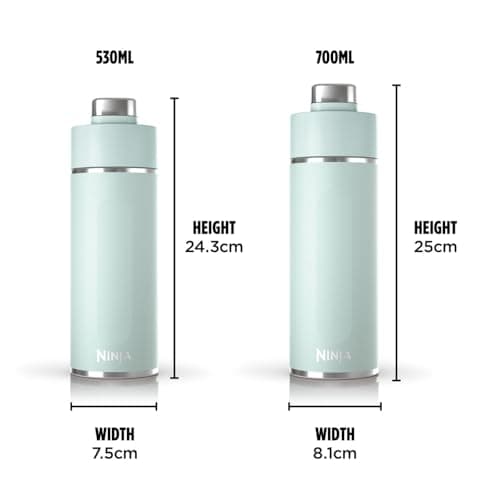 Ninja Thirsti 700ml Water Bottle with Leak-Proof Lid, Mint DW2401EUUKMT — view 5