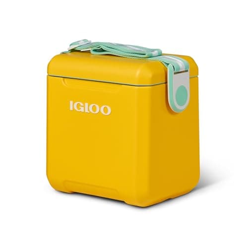Igloo Yellow 11 Qt Tag Along Too Strapped Picnic Style Cooler