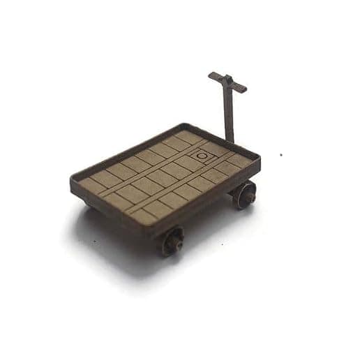 Scale Model Scenery LX480-OO GWR Luggage Trolley (Pack of 3) For OO Scale Model Railway Layouts & 1:76 Diecast Dioramas — view 2