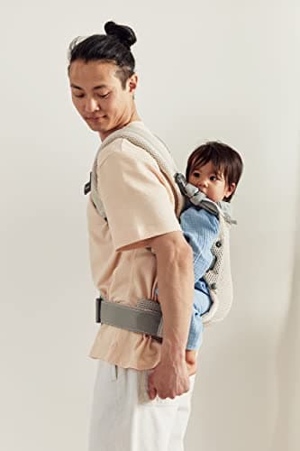 BABYBJÖRN Baby Carrier Harmony, 3D Mesh, Cream — view 6