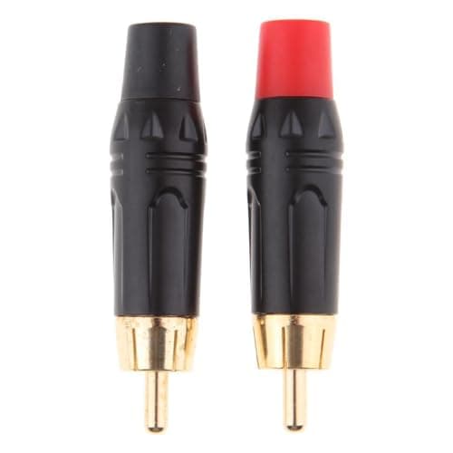 DSOUWEH Professional Grade Male Adapter Plug For Cable Connector Strong Alloy Shell Ensures Long Lasting Performance Male Socket Plug Connector Speaker Plugs — view 6