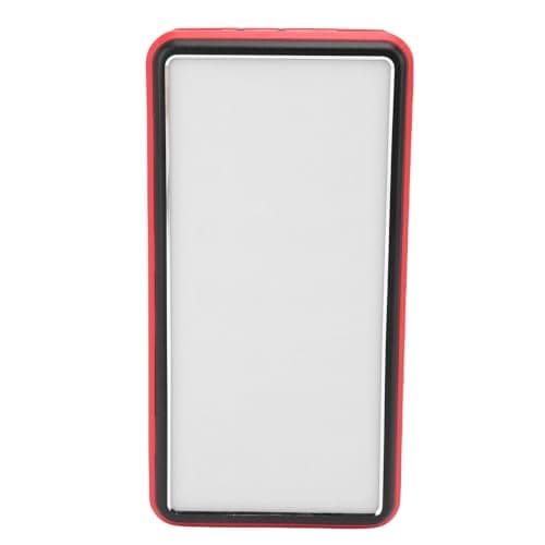 Eujgoov 50,000mAh Solar Power Bank, Aluminum Alloy Portable Battery Pack USB Charger with LED Camping Light, 4 Device Charging for Hiking Road Trips Outages Emergency Backup (Red) — view 2