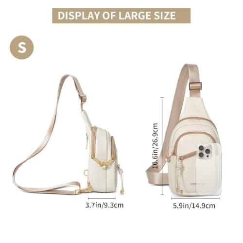 OSOCE Crossbody Bag for Women RFID Blocking Anti-theft Sling Shoulder Bag — view 3