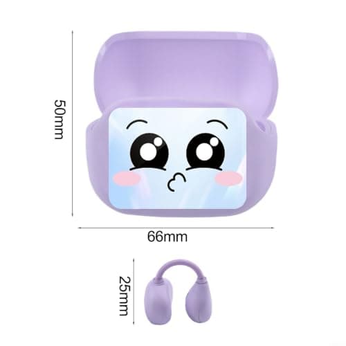 Wireless Earphones with AI Voice Translator for Travel(Purple Translation) — view 6