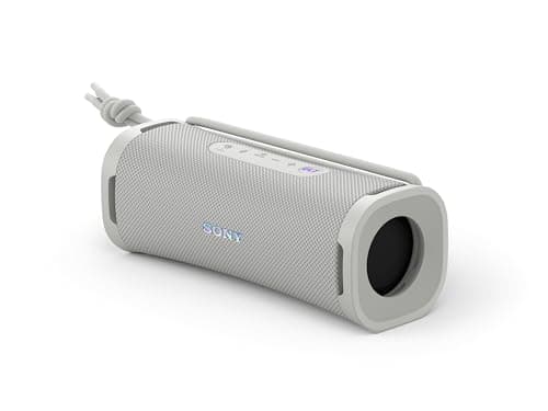Sony ULT FIELD 1 - Wireless Bluetooth Portable Speaker with ULT POWER SOUND, Ultimate Deep Bass, IP67, Waterproof, Dustproof, Shockproof, 12hr Battery, Clear Call Quality, Outdoor, Travel - Off White
