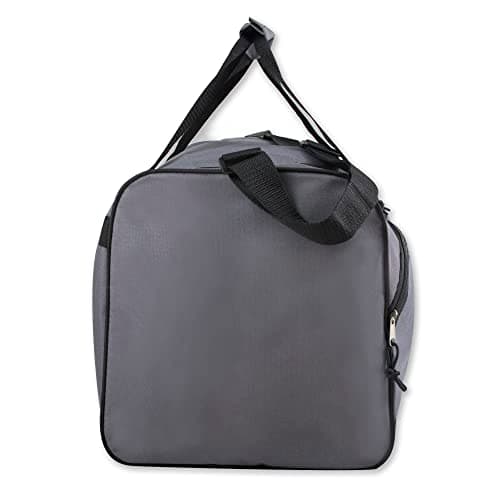 60 Litre Duffle Bag – Heavy Duty Extra Large Sports Gym Equipment Travel Duffel Bag for Men and Women (Grey) — view 4