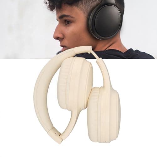 Xiuganpo Bluetooth Active Noise Cancelling Headphone- Advanced 40mm Driver for Travel Office, Foldable Wireless Headset for Clear Calls- Comfortable Protein Leather, 40H Battery Life, BT V5.3 — view 4