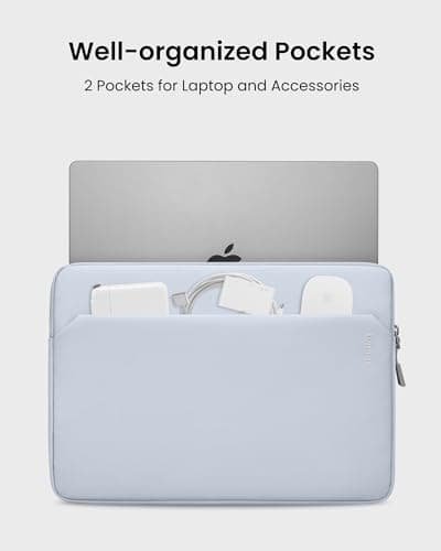 tomtoc Slim Laptop Sleeve Case for 13-inch New MacBook Air M5/A3449 (2026) — view 3