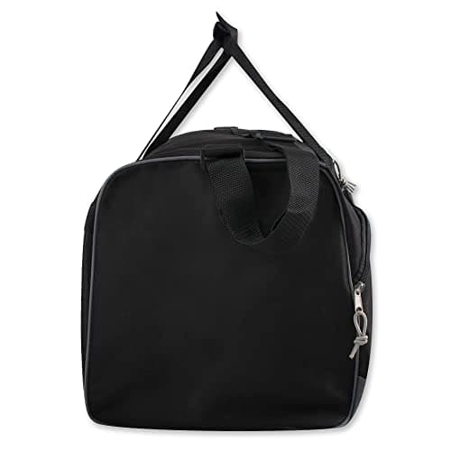 60 Litre Duffle Bag – Heavy Duty Extra Large Sports Gym Equipment Travel Duffel Bag for Men and Women (Black) — view 4
