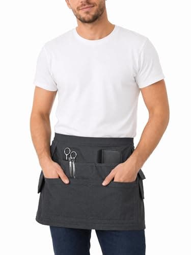Molaxhome Waist Tool Apron with Multi-Pocket Adjustable Belt for Gardening — view 4