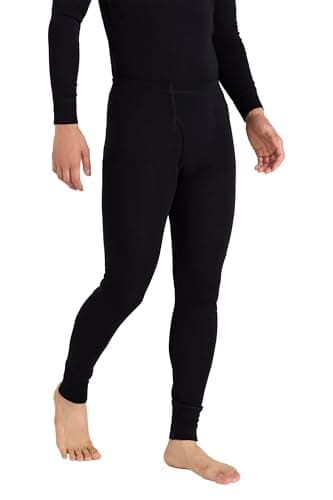 Mountain Warehouse Mens Merino Thermal Baselayer Pants Black XL — view 2