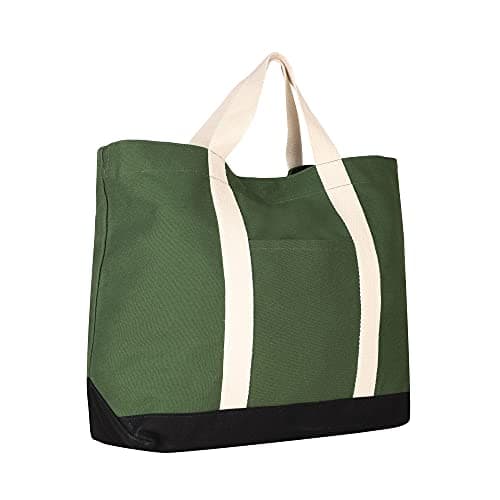 Eco Right Large Canvas Tote Bag for Men, Crossbody Tote Bags for Women for Work, Shopping & Beach — view 4