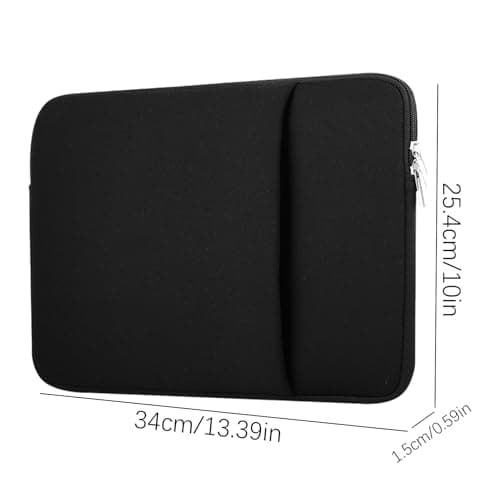 Laptop Sleeve Multifunction Computer Bag Stainless Steel Zipper 13 Inch — view 6
