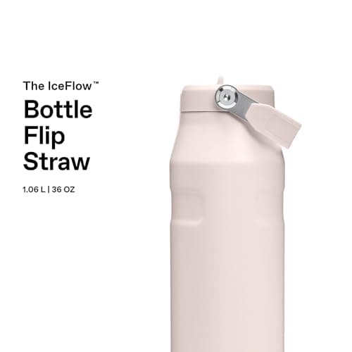Stanley 1913 Flip Straw Sports Water Bottle 1.06L - Rose Quartz — view 3