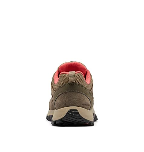 Columbia Women's Redmond 3 WP waterproof low rise hiking shoes, Brown (Pebble x Red Coral), 8.5 UK — view 4
