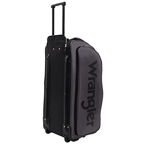 Wrangler Rolling Travel Duffel, Charcoal Grey, 30" Large — view 6