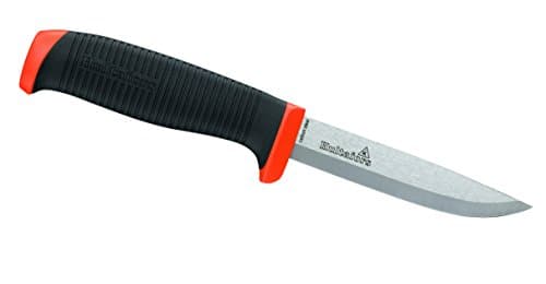 Hultafors Craftsman's knife HVK GH I All-purpose knife with non-slip Santoprene® handle and premium carbon steel blade I Including holster and holder for working trousers I 380210 — view 4