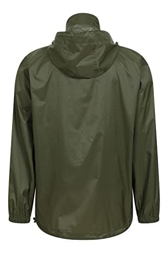 Mountain Warehouse Pakka Mens Waterproof Rain Jacket Khaki L — view 5
