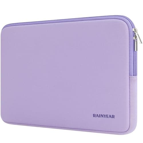 RAINYEAR 15.6 Inch Laptop Sleeve Carrying Bag, Purple