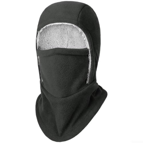 Fleece Balaclava Ski Mask Windproof Warm Winter Hat