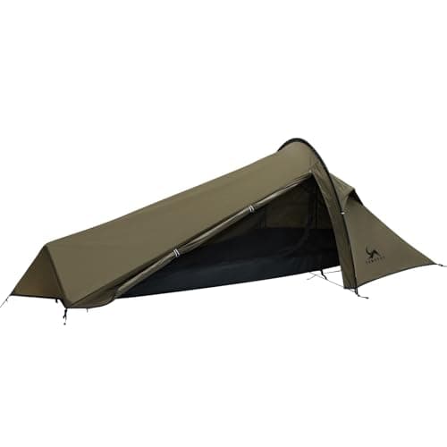 TOMOUNT Bivvy Tent Nylon Ultralight 1 Person Waterproof Bivvy Bag Small Pack Size Trekking Tent for Trekking, Camping, Outdoor, Climbing with Backpack