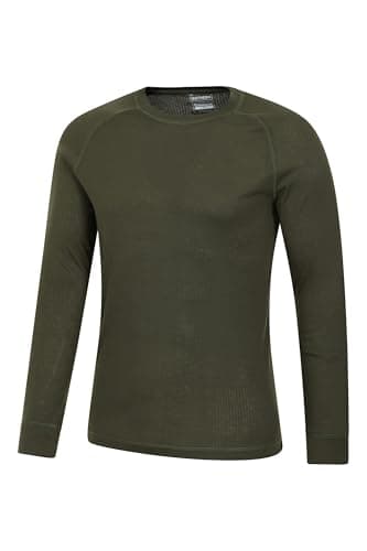 Mountain Warehouse Talus Mens Isotherm Base Layer Top Khaki (R M — view 4
