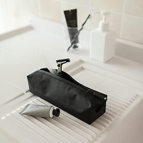 Comfyable Small Toiletry Bag for Men, Water-Resistant Mini Toiletry Bag, Essentials Bag, Dopp Kit Bag for Electronics, Tech, Gym, Black — view 6