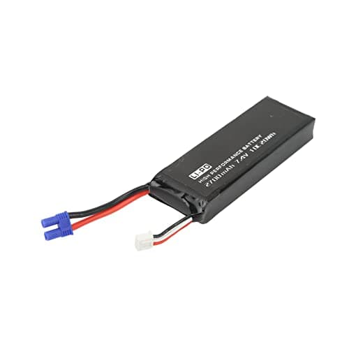 Jenivaint RC Drone Lipo Battery, Li 7.4V 2700mAh 10C EC2 Female Plug Replacement Pack, for H501S Drone 4 Axle RC Car Boat Remote App Controlled Vehicle Parts — view 3