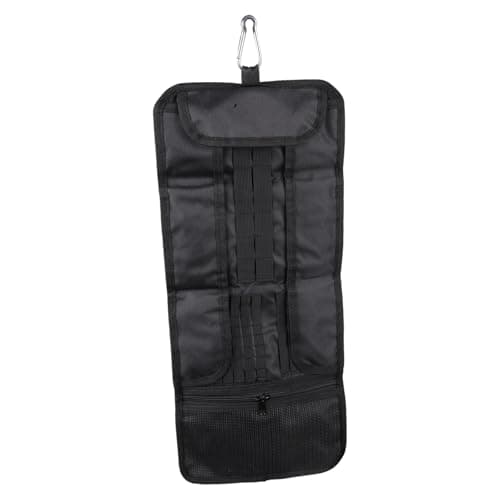 Fabric Motorcycle Tool Bag with Organized Compartments, Foldable Storage Organizer for Road Trips, Portable Tool Roll for Motorcycle Enthusiasts, Compact Travel Gear Accessories for Outdoor Adventures — view 4