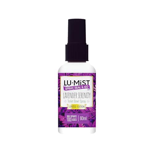 LU•MIST Toilet Spray 3 Pack – 60ml Each – 180ml Total – Toilet Odour Control Spray – Lavender Serenity — view 2