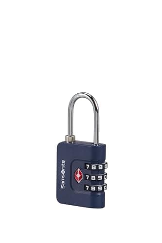 Samsonite TA Revolution - TSA Combination Lock with 3-Digit Code, Secure Luggage Lock for suitcases & Bags, Suitcase Lock, Blue (Midnight Blue)