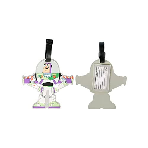 Disney Toy Story Buzz & Rex Green, White & Purple 2 piece Luggage Tags VT700654L.NX — view 3