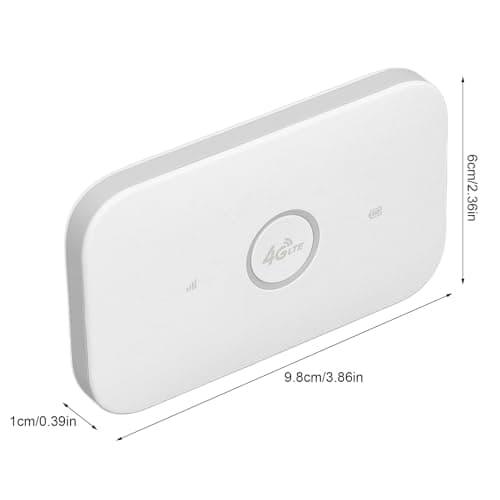 Culnflun 4G LTE CAT4 Mobile Hotspot, 300Mbps Super Fast, Connection with Up to 10 Devices, with SIM Card Slot, Rechargeable/Up to 8 hours life Battery for Travel — view 6