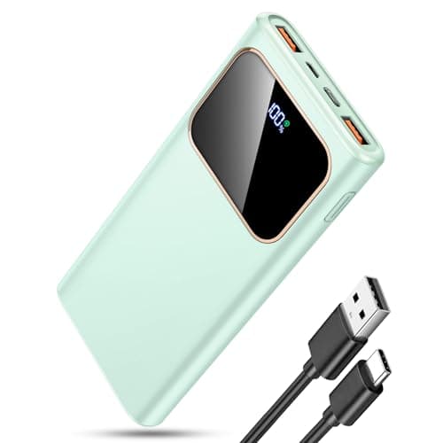 Power Bank Fast Charging 10000mAh, Slim Portable Charger for iPhone Samsung