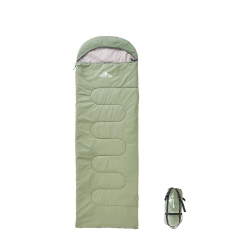 Nature Link Lightweight Sleeping Bag 2.6lbs, Backpacking Sleeping Bag 46℉-59℉, Nylon Shell and Lining, Waterproof, Compact, Ultralight Sleeping Bag for Backpacking Camping Hiking